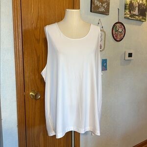FLX White Athletic Tank Top - Size XXL